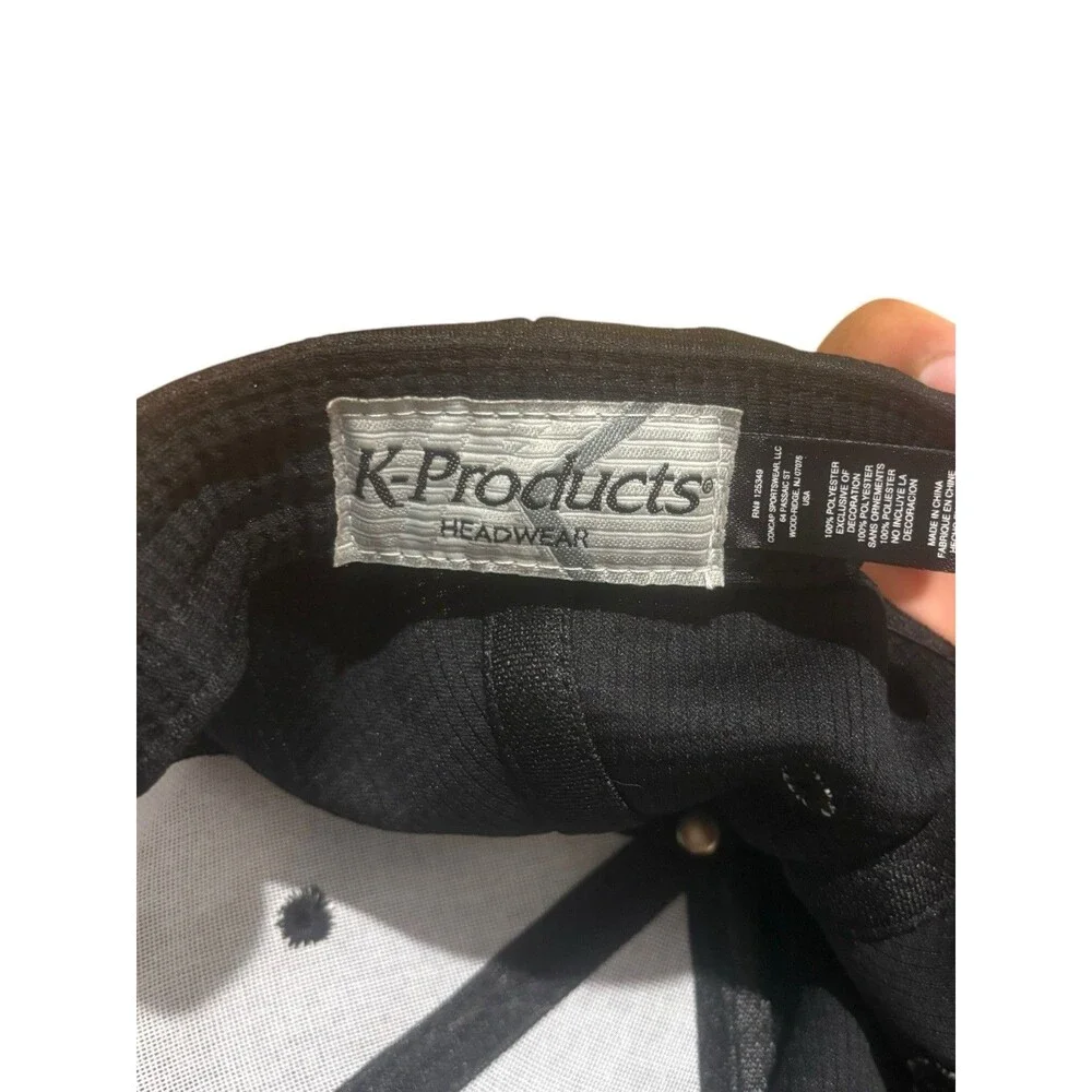 HONDA K-Products Strapback Black Mesh Hat Embroidered Logo